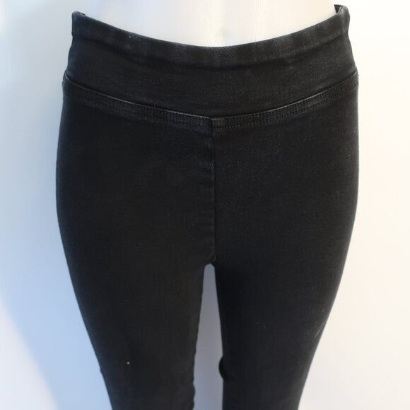 Womens Frame Bardot The Jetset Sheen Noir Black Denim Jean 1 US/S (25"-29") - Picture 4 of 12
